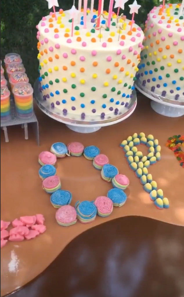 North West Penelope Disick Have A Candy Land Birthday Bash E News